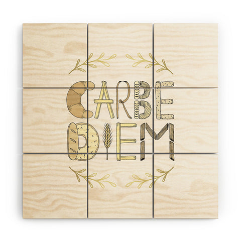 Barlena Carbe Diem Wood Wall Mural