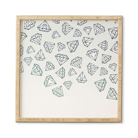 Barlena Diamond Shower Framed Wall Art