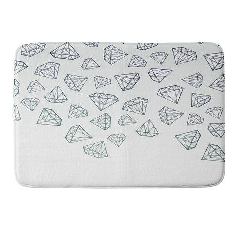 Barlena Diamond Shower Memory Foam Bath Mat