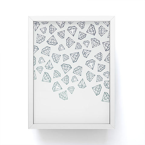 Barlena Diamond Shower Framed Mini Art Print