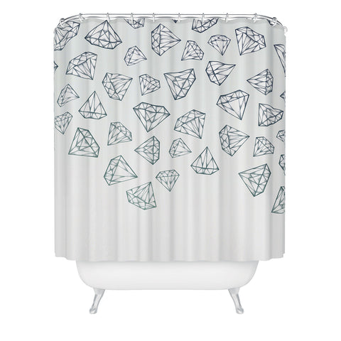 Barlena Diamond Shower Shower Curtain