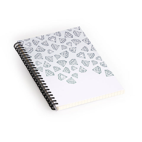 Barlena Diamond Shower Spiral Notebook