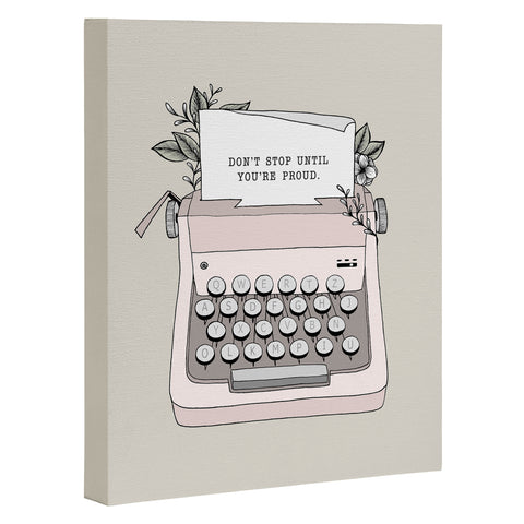 Barlena Dont Stop Art Canvas