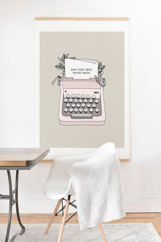 Barlena Dont Stop Art Print And Hanger