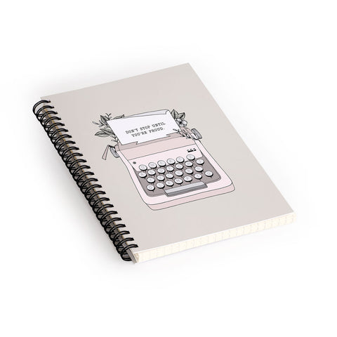 Barlena Dont Stop Spiral Notebook