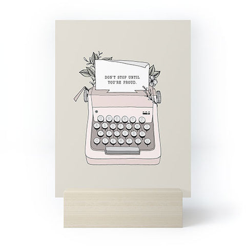 Barlena Dont Stop Mini Art Print