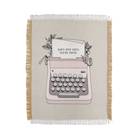 Barlena Dont Stop Throw Blanket