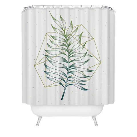 Barlena Geometry and Nature I Shower Curtain