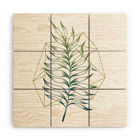 Barlena Geometry and Nature I Wood Wall Mural