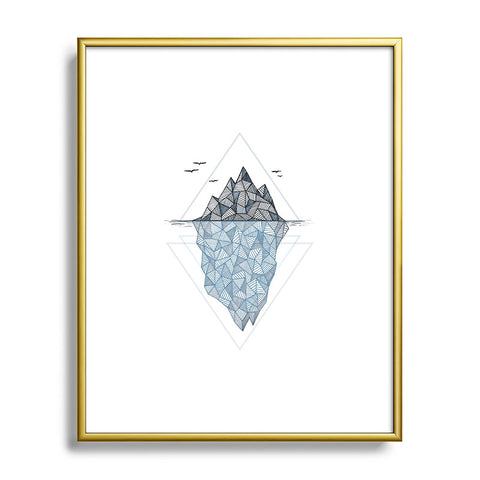 Barlena Iceberg Metal Framed Art Print