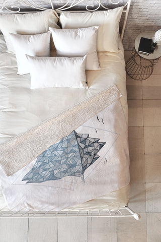 Barlena Iceberg Fleece Throw Blanket