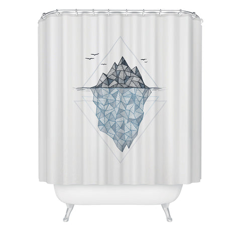 Barlena Iceberg Shower Curtain