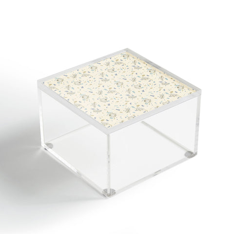 Barlena Leaves on Terrazzo Acrylic Box