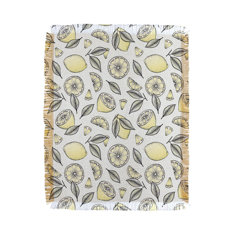 Barlena Lemon Tree Throw Blanket