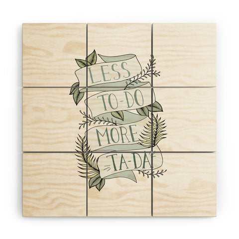 Barlena More Ta Da Wood Wall Mural