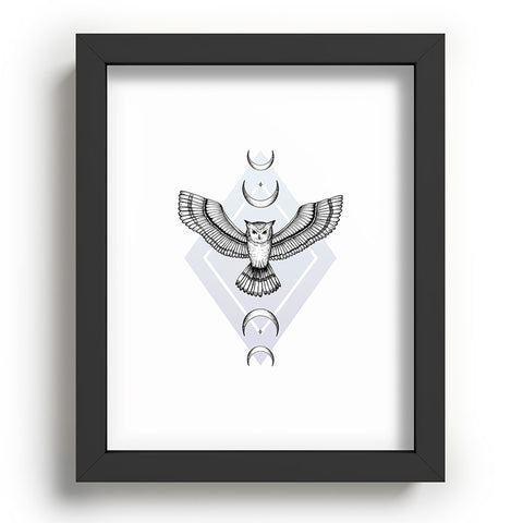 Barlena Mystic Owl Recessed Framing Rectangle
