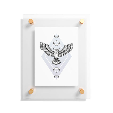 Barlena Mystic Owl Floating Acrylic Print