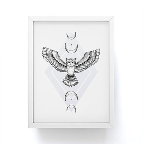 Barlena Mystic Owl Framed Mini Art Print
