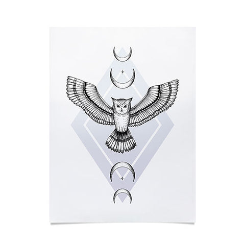 Barlena Mystic Owl Poster