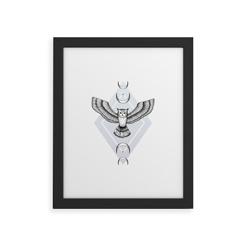 Barlena Mystic Owl Framed Art Print