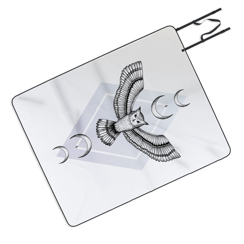 Barlena Mystic Owl Picnic Blanket