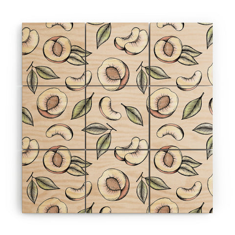 Barlena Peachy Wood Wall Mural