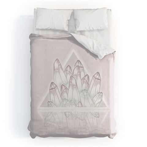Barlena Pink Crystals Duvet Cover