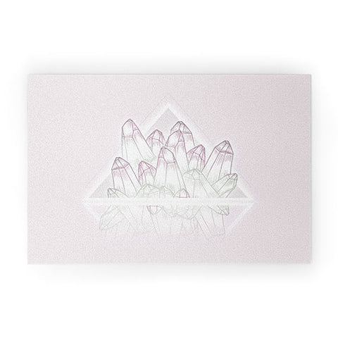 Barlena Pink Crystals Welcome Mat