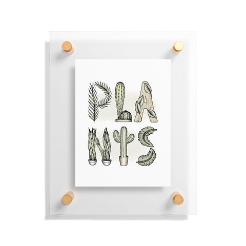 Barlena Plants Floating Acrylic Print