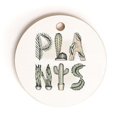 Barlena Plants Cutting Board Round