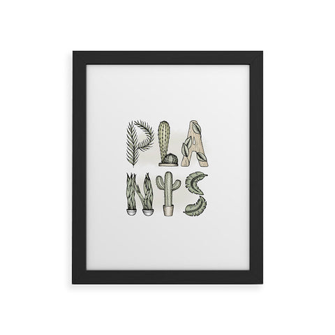 Barlena Plants Framed Art Print