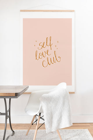 Barlena Self Love Club Art Print And Hanger