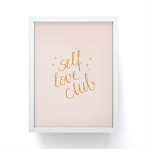 Barlena Self Love Club Framed Mini Art Print