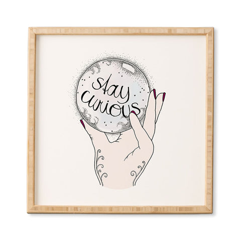 Barlena Stay Curious Framed Wall Art