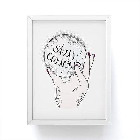Barlena Stay Curious Framed Mini Art Print