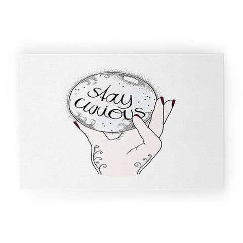 Barlena Stay Curious Welcome Mat