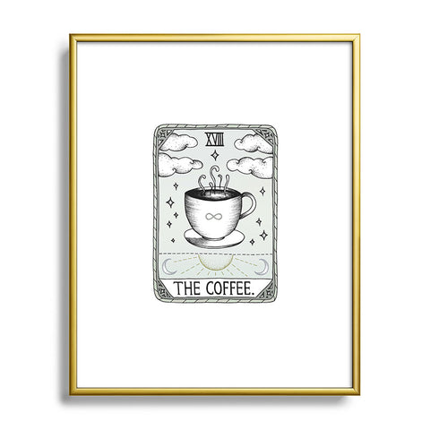 Barlena The Coffee Metal Framed Art Print