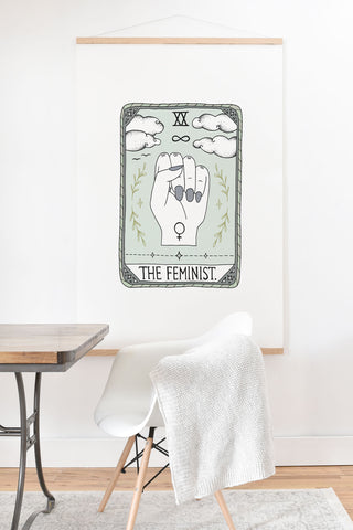 Barlena The Feminist Art Print And Hanger