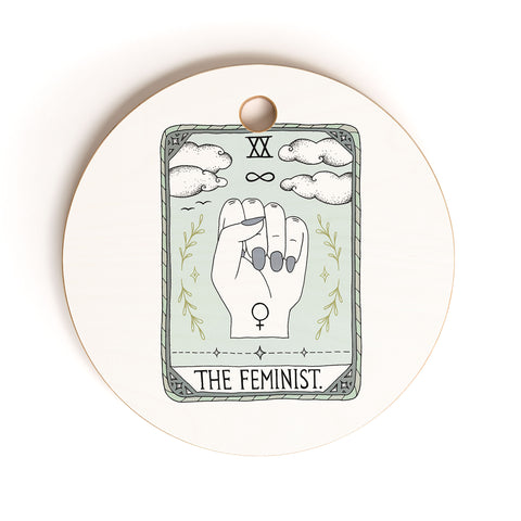 Barlena The Feminist Cutting Board Round