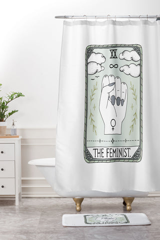 Barlena The Feminist Shower Curtain And Mat