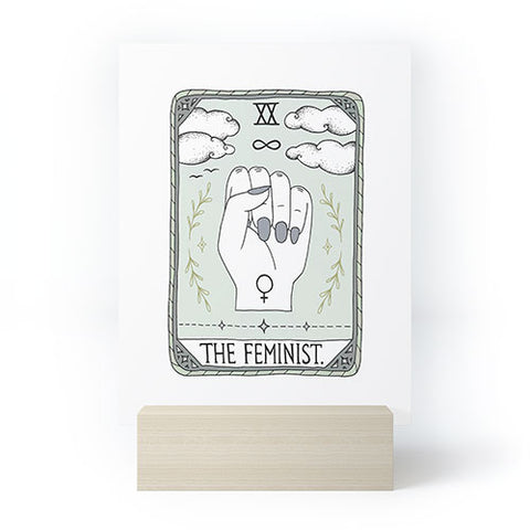 Barlena The Feminist Mini Art Print