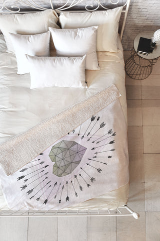 Barlena Young and Unafraid Fleece Throw Blanket