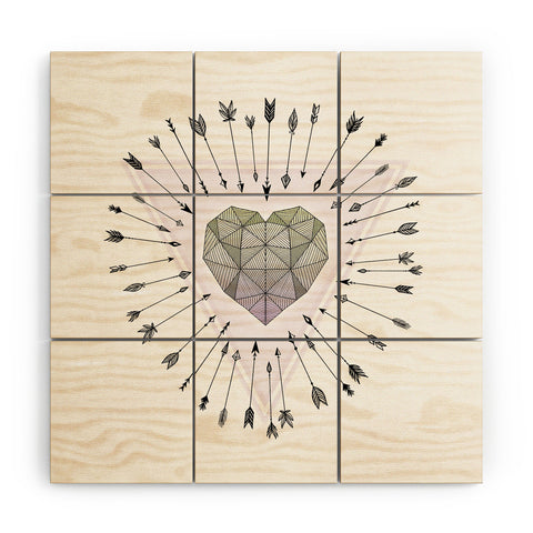 Barlena Young and Unafraid Wood Wall Mural