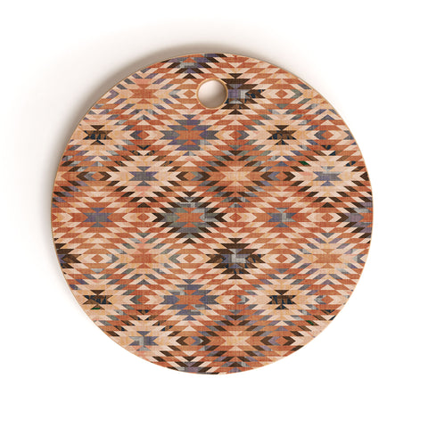 Becky Bailey Arizona Southwestern Tribal Cutting Board Round