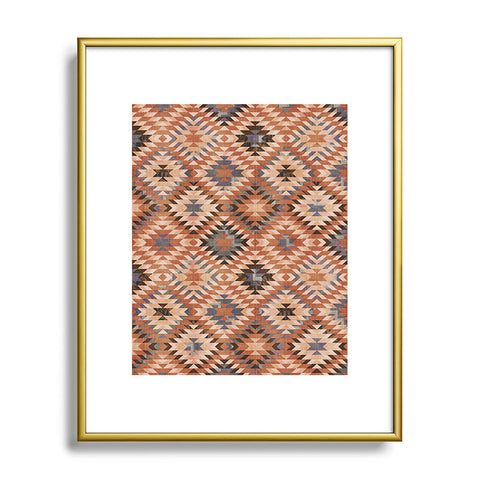 Becky Bailey Arizona Southwestern Tribal Metal Framed Art Print