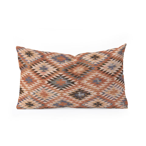 Becky Bailey Arizona Southwestern Tribal Oblong Throw Pillow