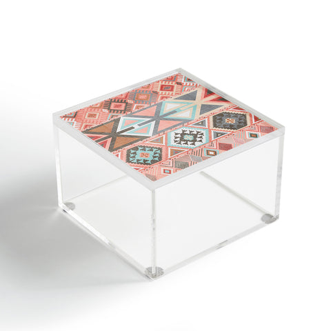 Becky Bailey Aztec Artisan Tribal in Pink Acrylic Box