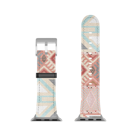 Becky Bailey Aztec Artisan Tribal in Pink Apple Watch Band
