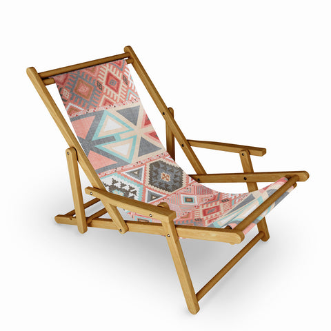 Becky Bailey Aztec Artisan Tribal in Pink Sling Chair