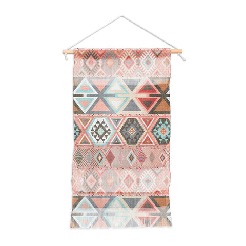 Becky Bailey Aztec Artisan Tribal in Pink Wall Hanging Portrait